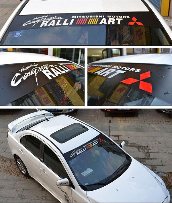 Buy Universal Car Front Rear Window Sun Visor Windshield Windscreen